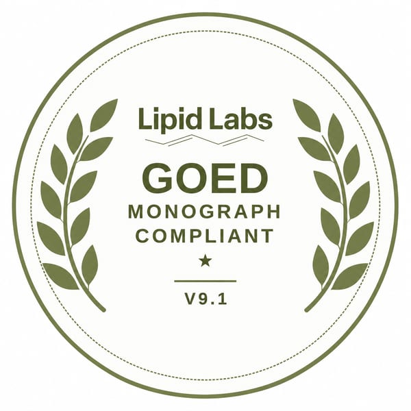 Lipid Labs GOED Monograph Testing Package